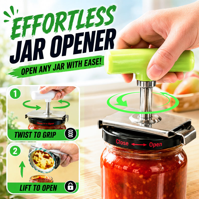 Stainless Steel Jar Opener & Bottle Lid Remover