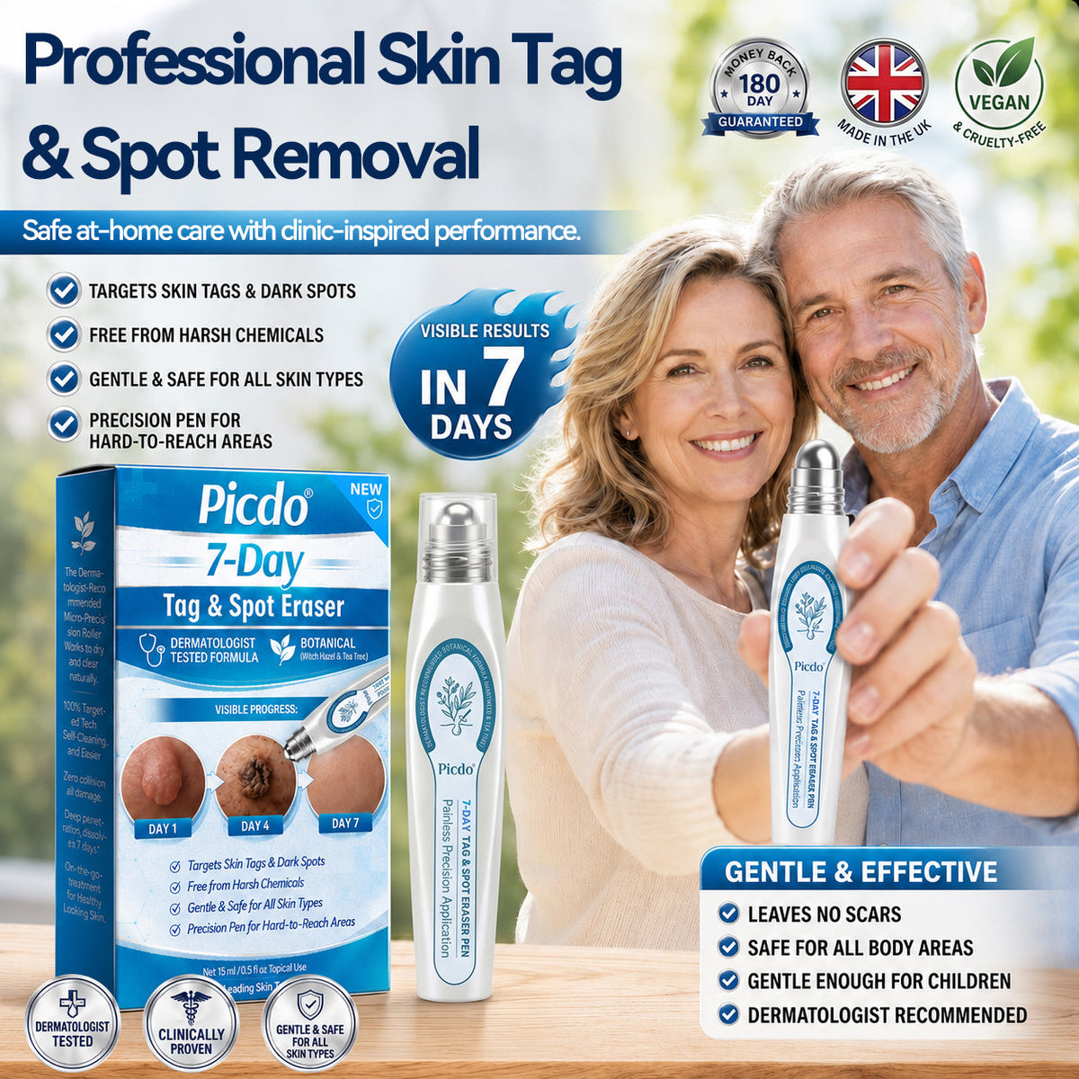 𝐎𝐟𝐟𝐢𝐜𝐢𝐚𝐥 𝐁𝐫𝐚𝐧𝐝 𝐒𝐭𝐨𝐫𝐞 |🎺 𝐏i𝐜𝐝o® 7-𝐷𝑎𝑦 𝗧𝐚𝐠 & 𝗦𝗽𝐨𝐭 𝐄𝐫𝒂𝒔𝒆𝒓(Zero Pain, Zero 𝐒𝐜𝐚𝒓𝒔 Rollerball)