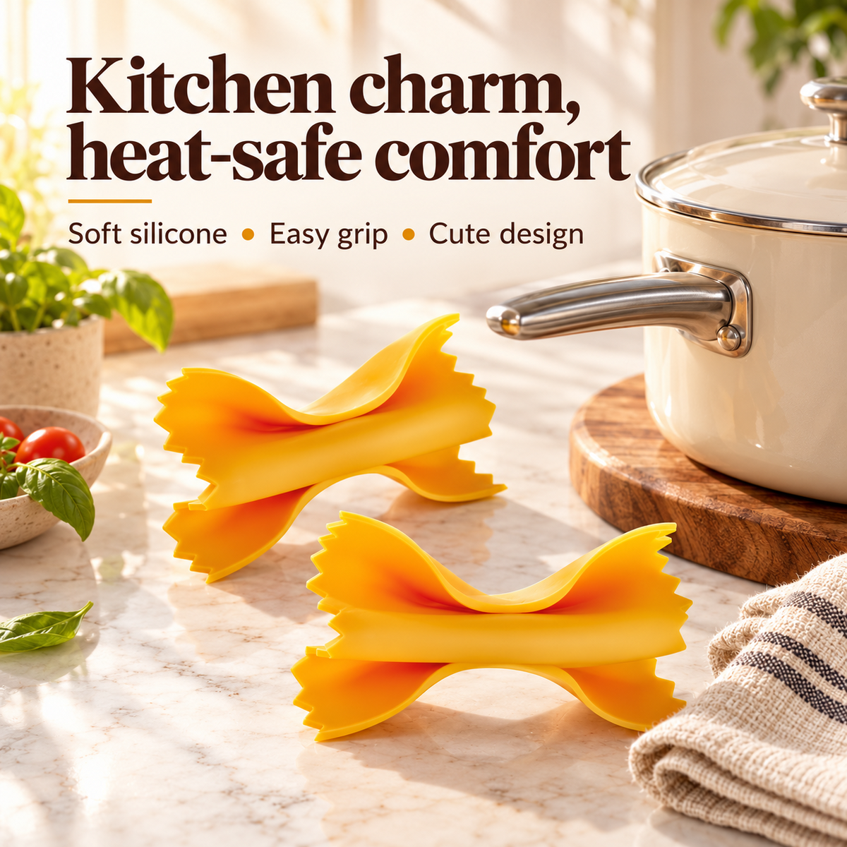 Pasta Shaped Pot Grips