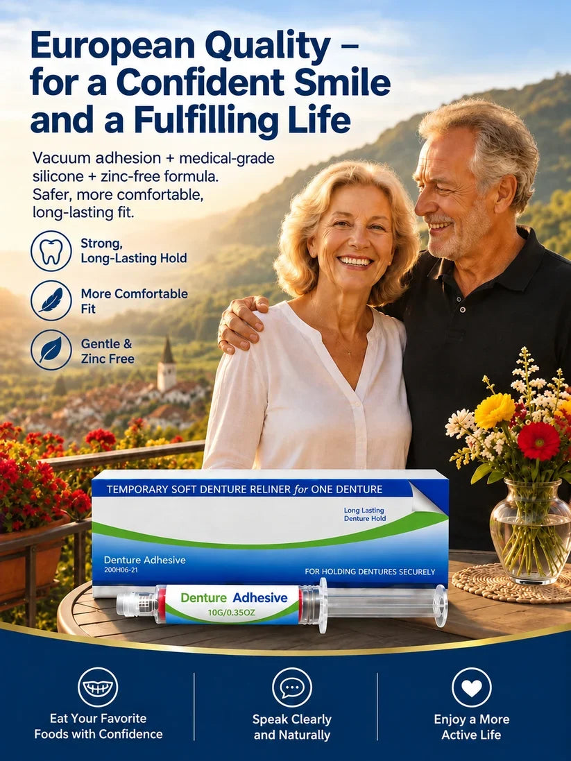 🔥Last Day | 40% OFF🔥Denture Adhesive Kit