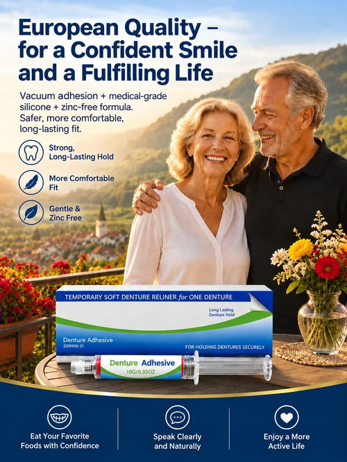 🔥Last Day | 40% OFF🔥Denture Adhesive Kit
