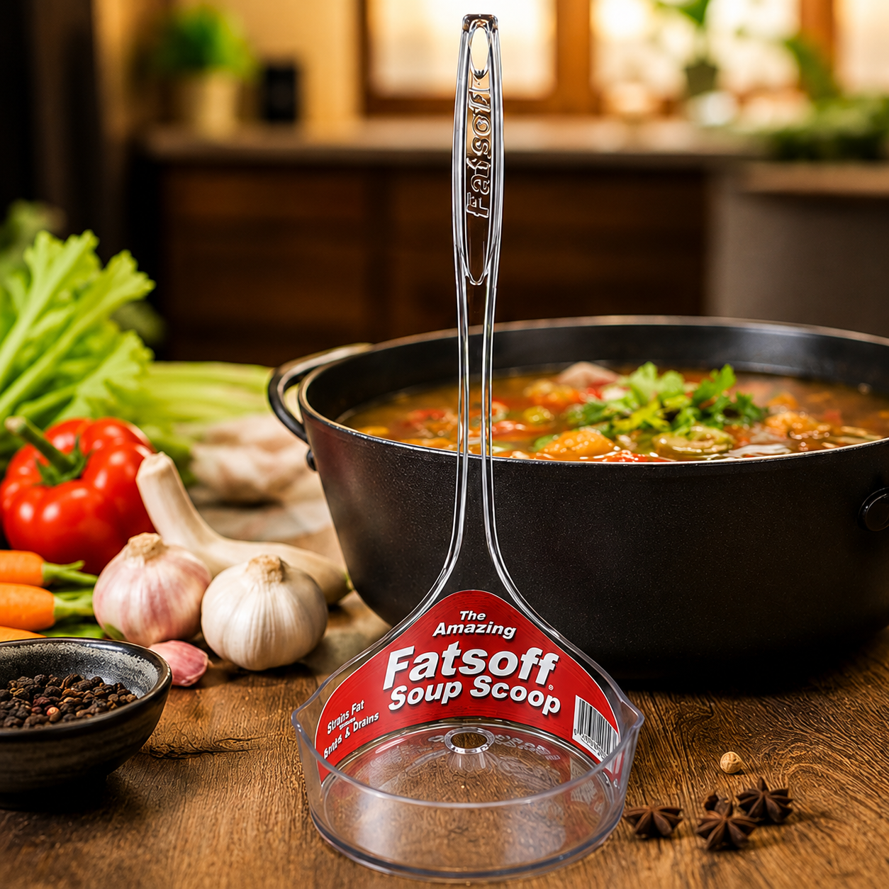 Oil Separating Spoon-Fat Skimmer