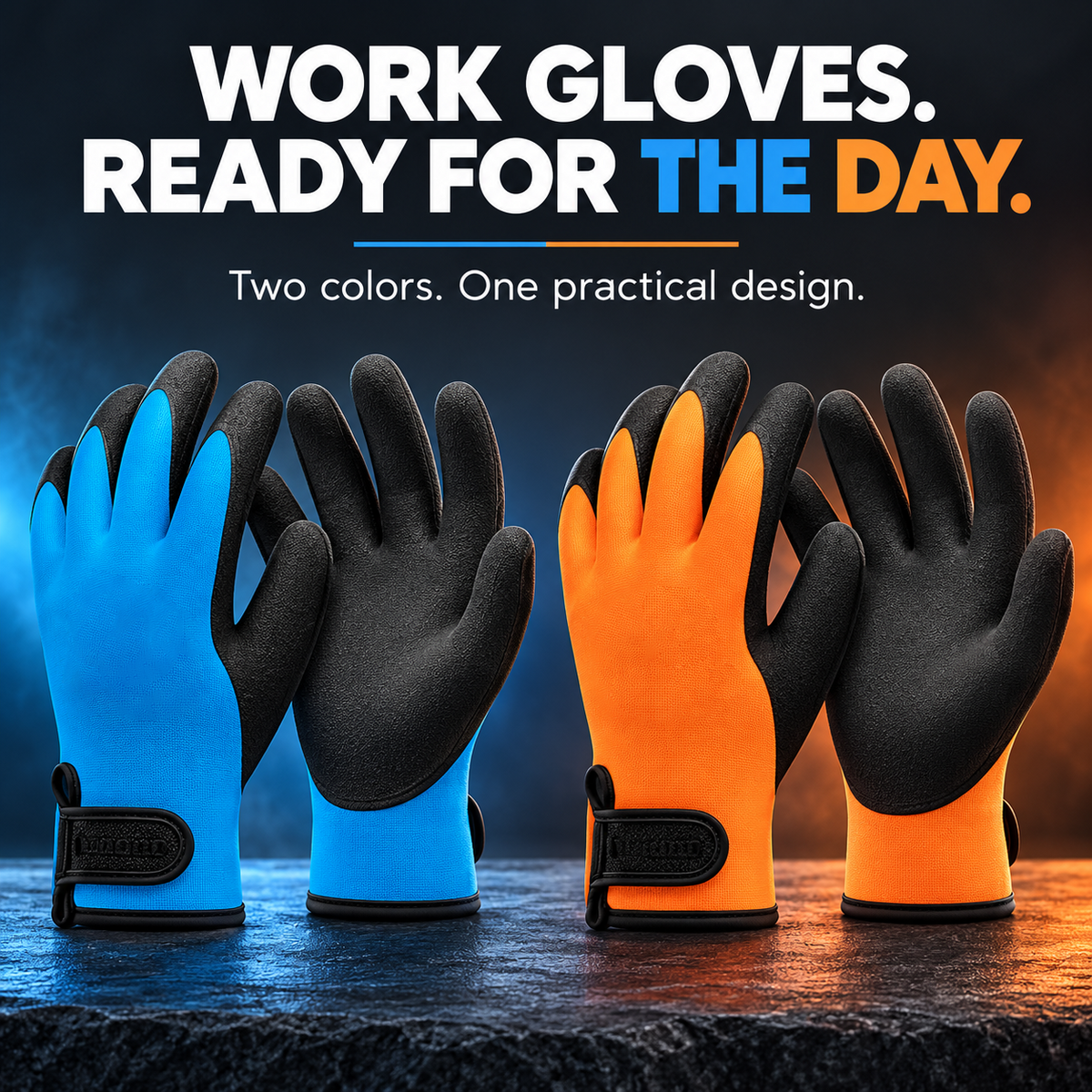 🧤🔧 Adjustable Grip Work Gloves – Secure Fit for Workshop, Garden & Everyday Tasks