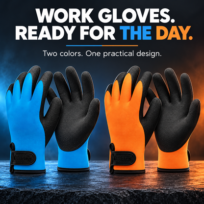 🧤🔧 Adjustable Grip Work Gloves – Secure Fit for Workshop, Garden & Everyday Tasks