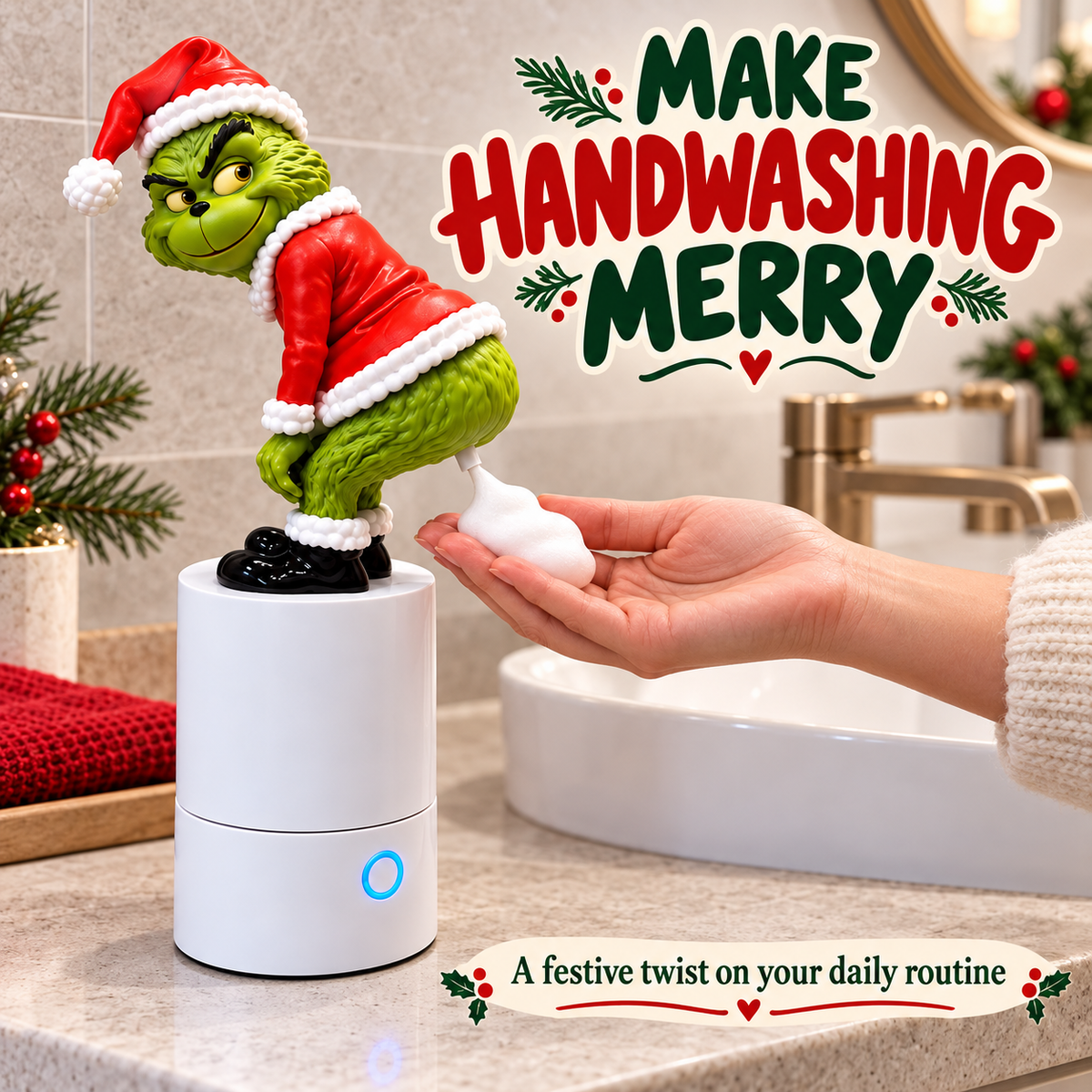 The Christmas Soap Dispenser That Toots