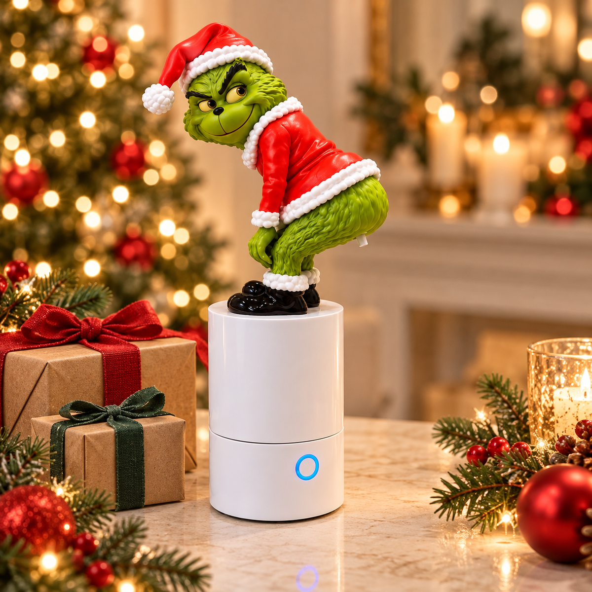 The Christmas Soap Dispenser That Toots