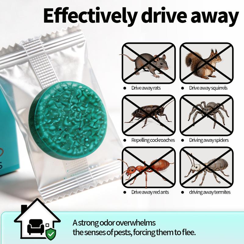 🐭 12-Pack Rodent Repellent Balls – Easy Home Pest Control