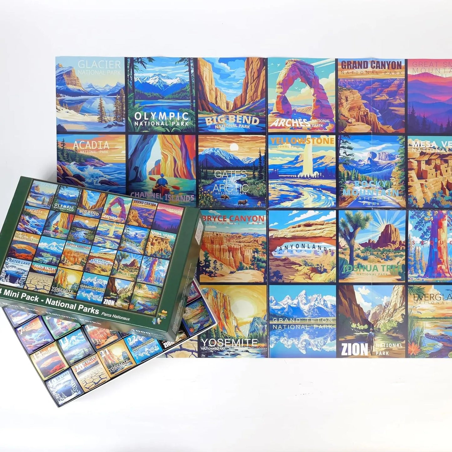 🔥Last Day 49% OFF - 🏞️🧩National Parks Advent Calendar | 🏙️🎁 A Holiday Countdown Full of Travel Dreams