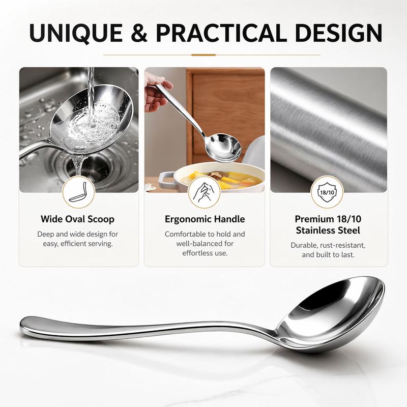 Unique Practical Soup Spoon Design