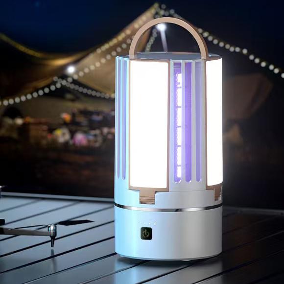 🏕️ 3-in-1 Rechargeable Camping Bug Zapper Light