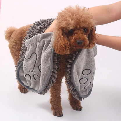 🐾 Super Absorbent Dog Drying Glove 🐶✨ Quick & Easy Pet Cleanup