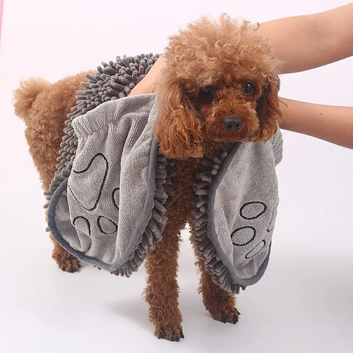 🐾 Super Absorbent Dog Drying Glove 🐶✨ Quick & Easy Pet Cleanup