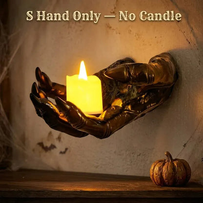 👻Gothic Hand Wall Candle Holders – 🎃Halloween Decor