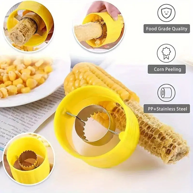 🌽 Fresh Corn Kernels in 5 Seconds — No Mess, No Danger!