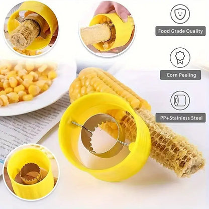 🌽 Fresh Corn Kernels in 5 Seconds — No Mess, No Danger!