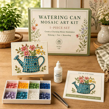 🔥 Last Day 49% OFF – 🎨Watering Can Mosaic Art Kit