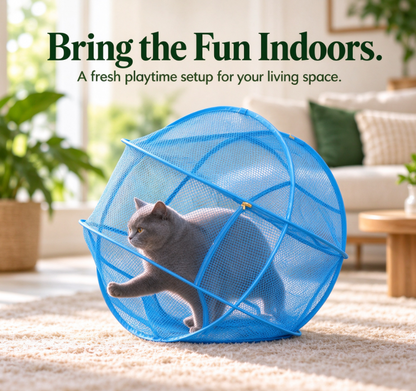 🐾New Portable 360° Cat Playpen – Their Safe Little Space Anywhere