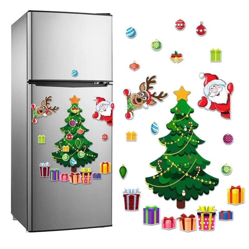 🎄Christmas Refrigerator Magnets,Christmas Tree Magnets for Fridge Stickers