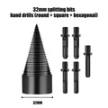 🔨Heavy-Duty Drill Bit Wood Splitter Set
