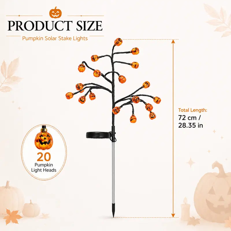 🎃Solar Pumpkin Stake Lights