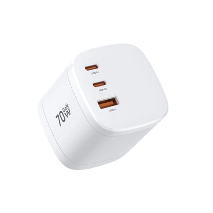 360° Rotating 4-in-1 Universal Travel Charger | 70W GaN