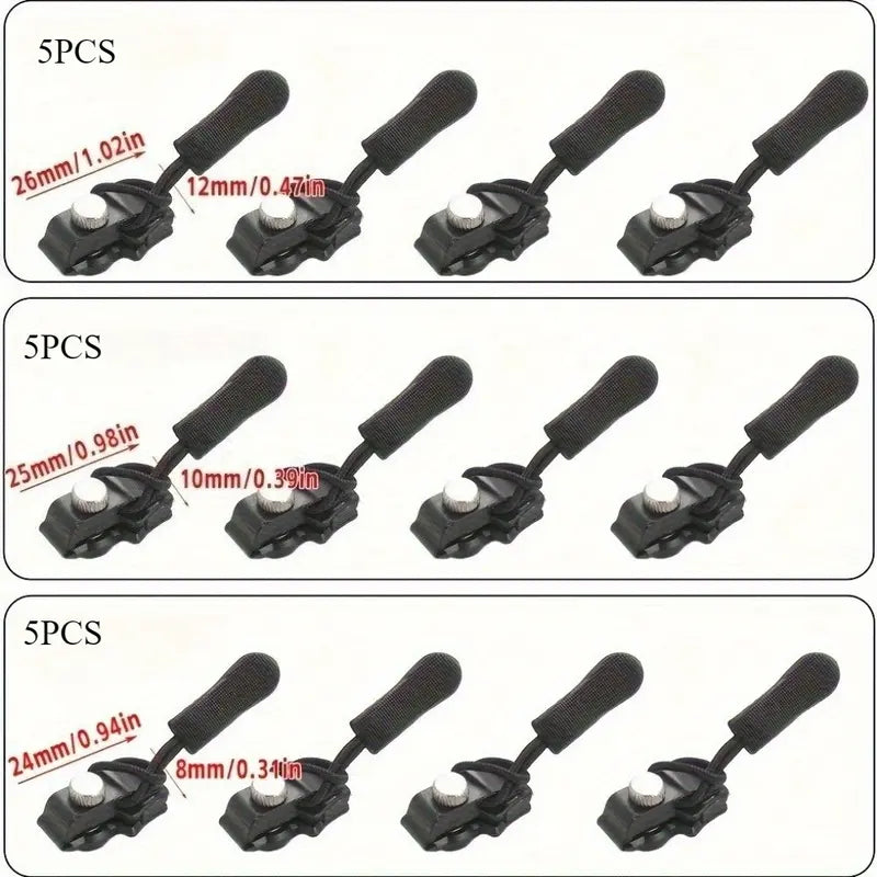 Zipper Repairer 15pcs Zipper Repairer | 3 Sizes