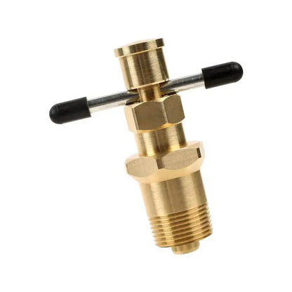 Compression Sleeve Puller Tool for 1/2" & 3/4" Brass Pipes, Rust-Resistant Ferrule Remover, Pipe Ring Extraction Kit for Corroded/Frozen Supply Stops, Removes Nut & Ferrule Safely – No Pipe Damage (Fits NPT 1/2", 3/4")