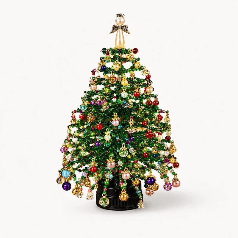 🤶🏼🎅DIY Beaded Christmas Tree Kit – 🎄Create Your Own Sparkling Holiday Decoration