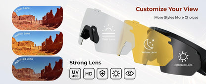 ⚡Hot Sales 49% OFF🔥ANSI Z87.1 Certified Anti-Fog Safety Goggles with Built-in NRR 32dB Noise Reduction Plugs, 3 Interchangeable Lenses, UV400 Sun Block