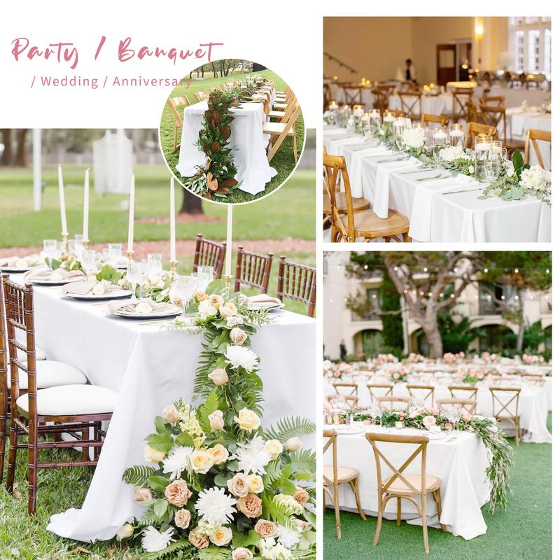 🤍 Premium Polyester Rectangle Tablecloth