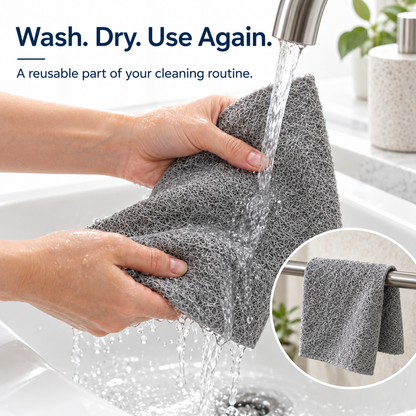 🧻 Reusable Cleaning Cloth ✨ Clean Surfaces, Clear Views