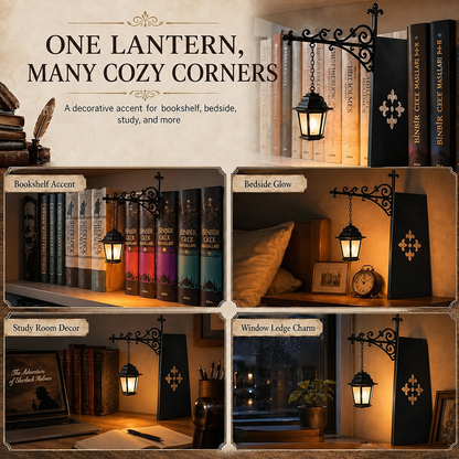 Library Lantern-Decorative Bookshelf Lighting