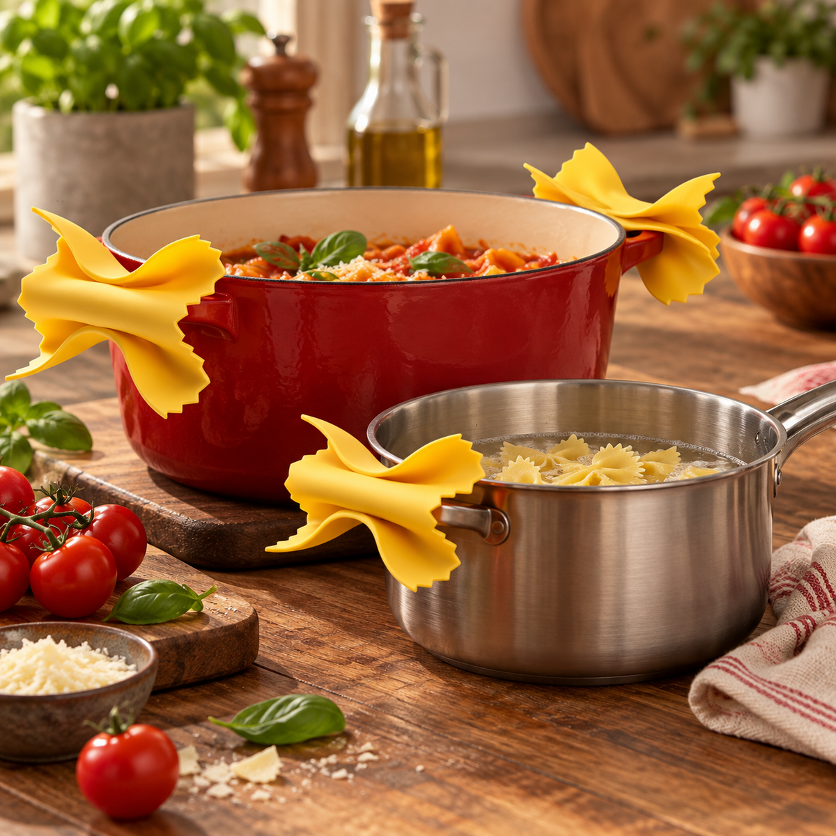 Pasta Shaped Pot Grips