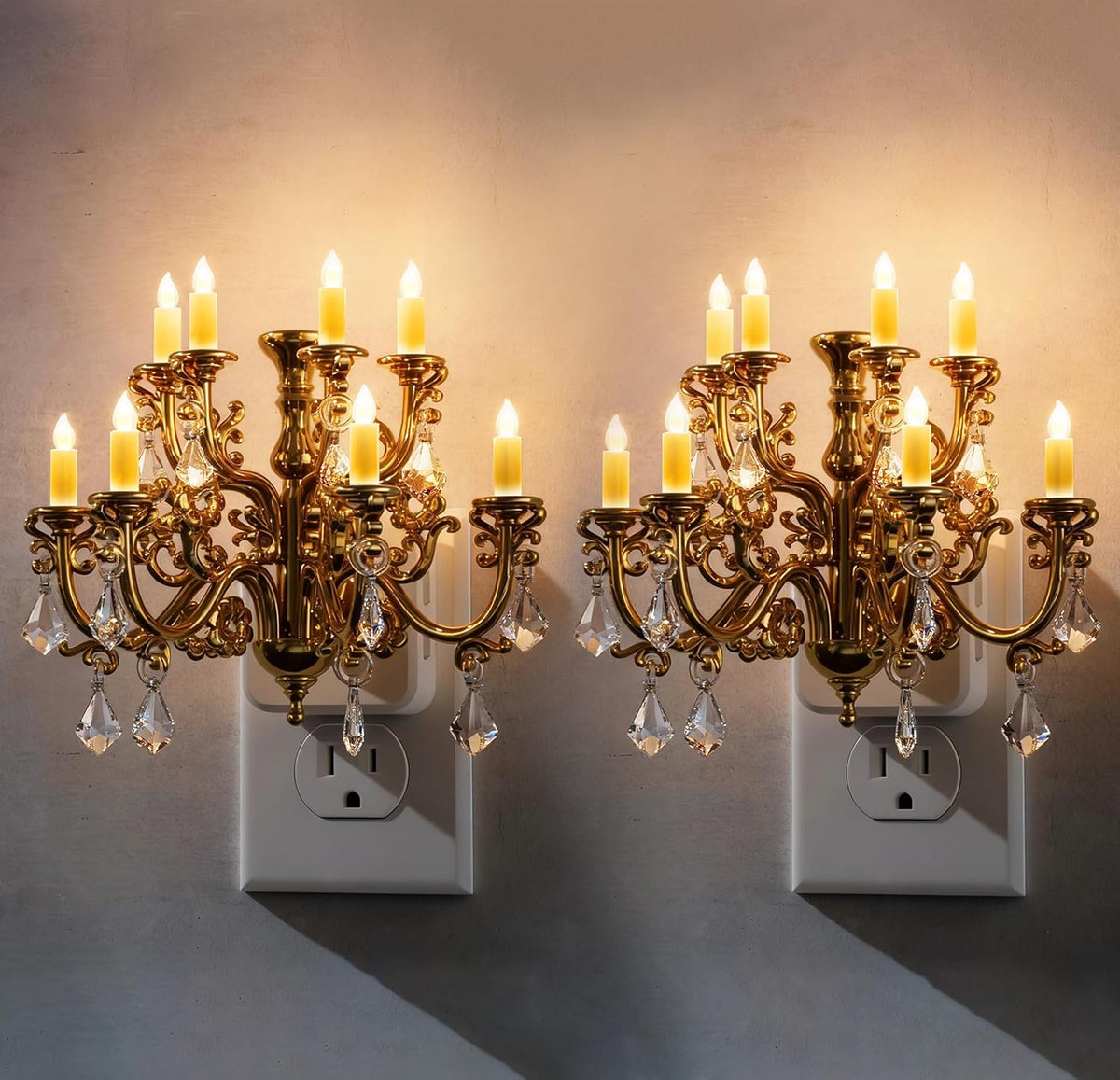 Chandelier Design Plug-In Night Light - [lohasled]
