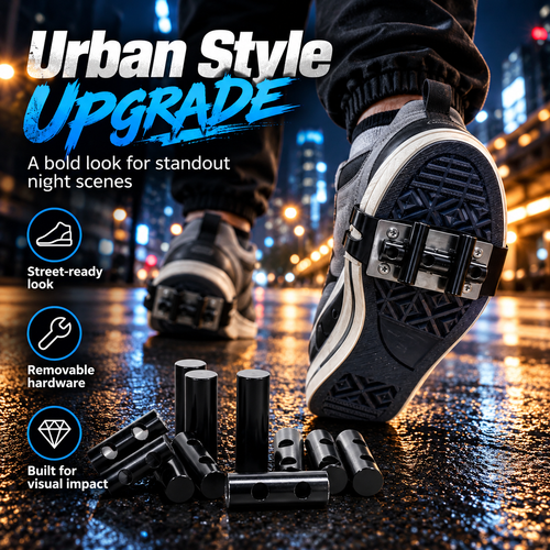 👟 Street-Ready Sole Attachment Kit – Removable Metal Shoe Hardware Set ⚡