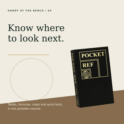 Pocket Ref 4th Edition | 864-Page Portable Reference Book