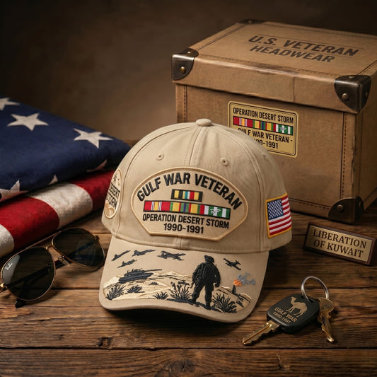 🇺🇸 Last Day Promo: 49% OFF 🎖️ - Gulf War Veteran Tribute Cap