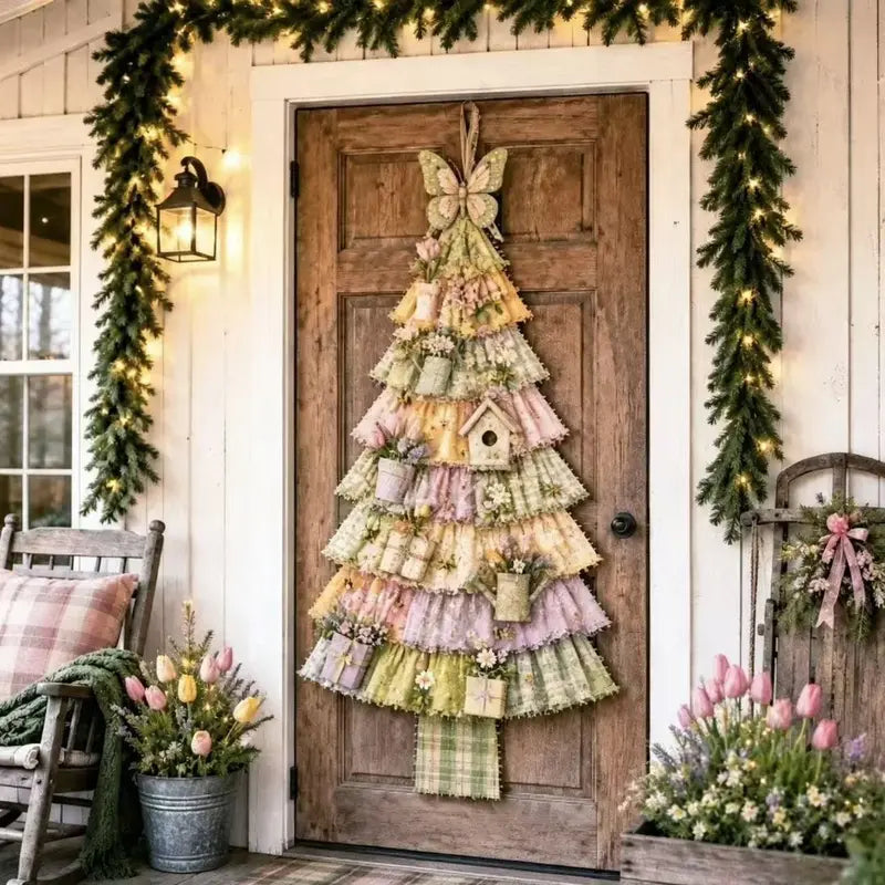 🌲DIY Christmas Tree Door Hanging Kit