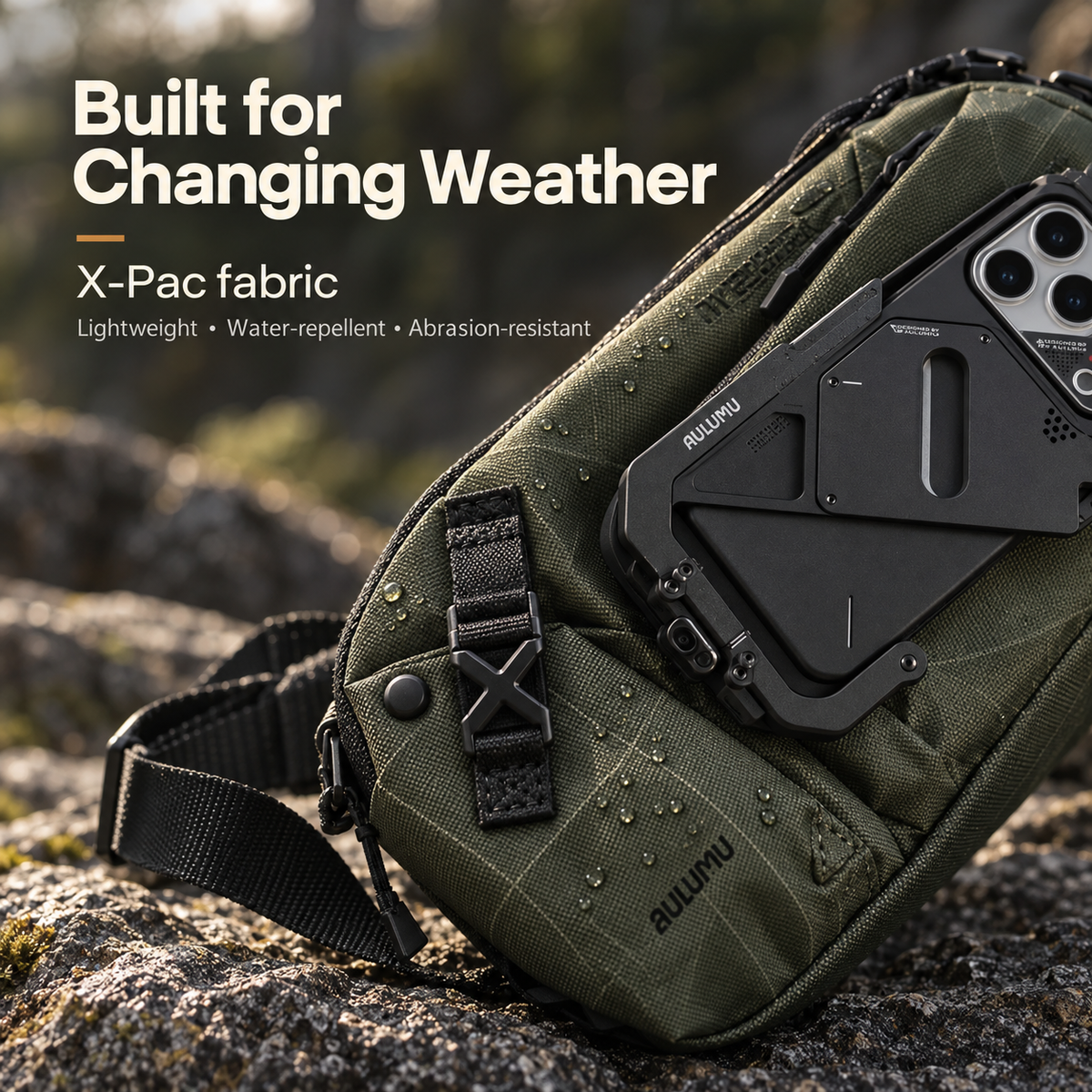 🎒Urban Transit Gear Sling Bag | Expandable 2.5‑3.5L X‑Pac Water‑Rep,Modular Chest Bag for Commute & Outdoor🏕️