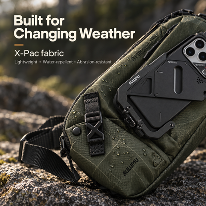 🎒Urban Transit Gear Sling Bag | Expandable 2.5‑3.5L X‑Pac Water‑Rep,Modular Chest Bag for Commute & Outdoor🏕️