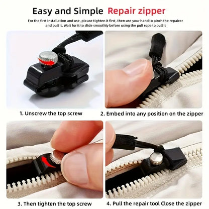 Zipper Repairer 15pcs Zipper Repairer | 3 Sizes