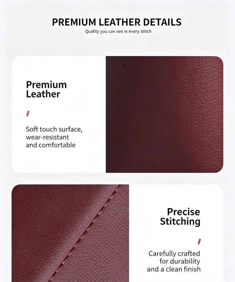 🚗 Multifunctional Car Leather Storage Pocket | Say Goodbye to Clutter! ✨
