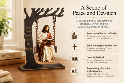 🔥Hot Sale 49% OFF - ✝️📚Christian Jesus Swing Ornament