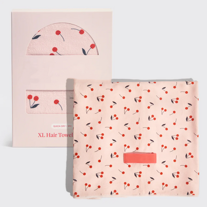 XL Hair Towel Wrap🦋 Soft, Super Absorbent & Dries Hair Faster with Less Frizz