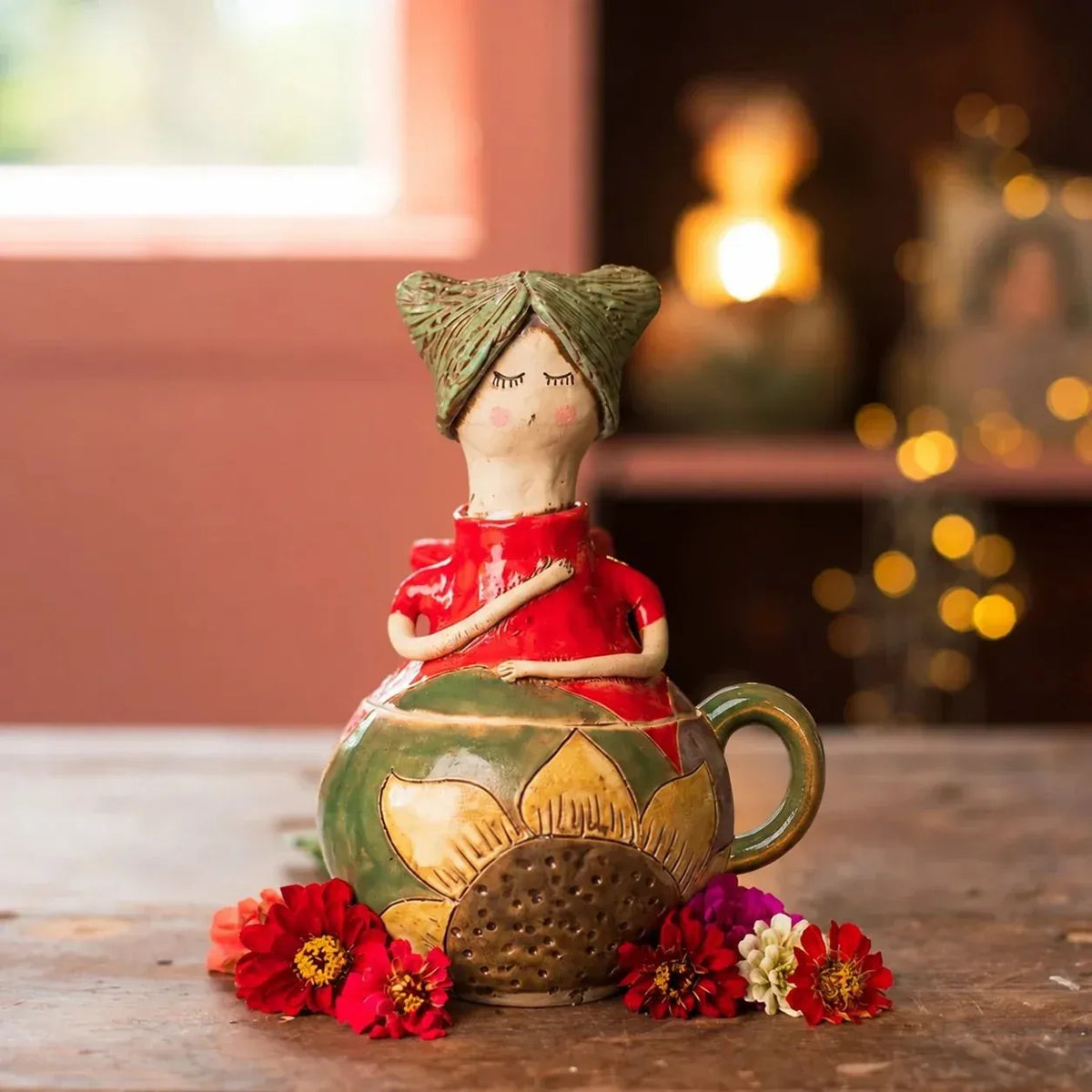 ⏳ Last Day 49% OFF – 🧚 Handcrafted Fairies Storage Jar/Mug | 8 Whimsical Styles with Removable Fairy Lid for Tea, Treats & Tiny Keepsakes ☕