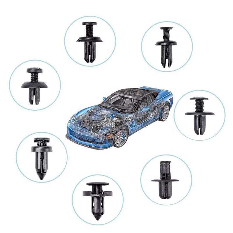 Auto Body Fasteners Kit & Fastener Remover