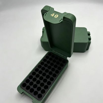 💥🔥Quick Access Ammo Storage Box – 50 Round Lift-Up Design Cartridge Organizer for Range & Storage