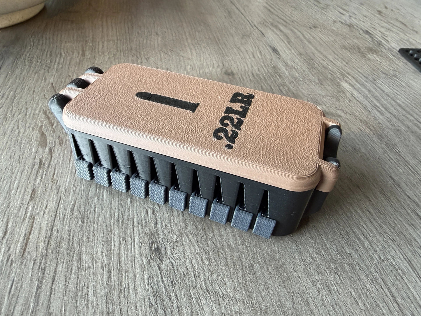 💥🔥Quick Access .22LR Ammo Storage Box – 50 Round Lift-Up Design Cartridge Organizer for Range & Storage