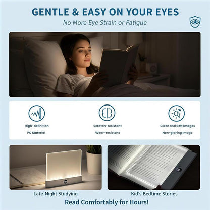 ✨ Smart Wireless Book Light with Timer & Ultra-Thin Design