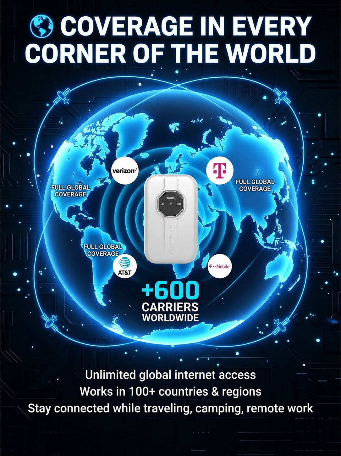 [Global Coverage] Boundless Portable Wi-Fi✨